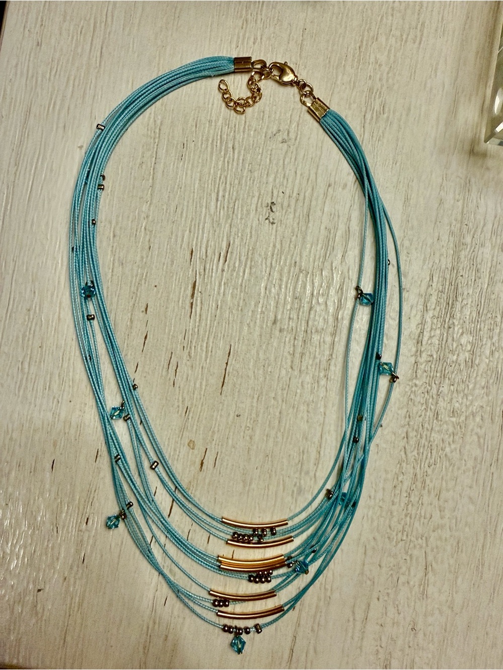 Light Turquoise Strand with Swarovski’s